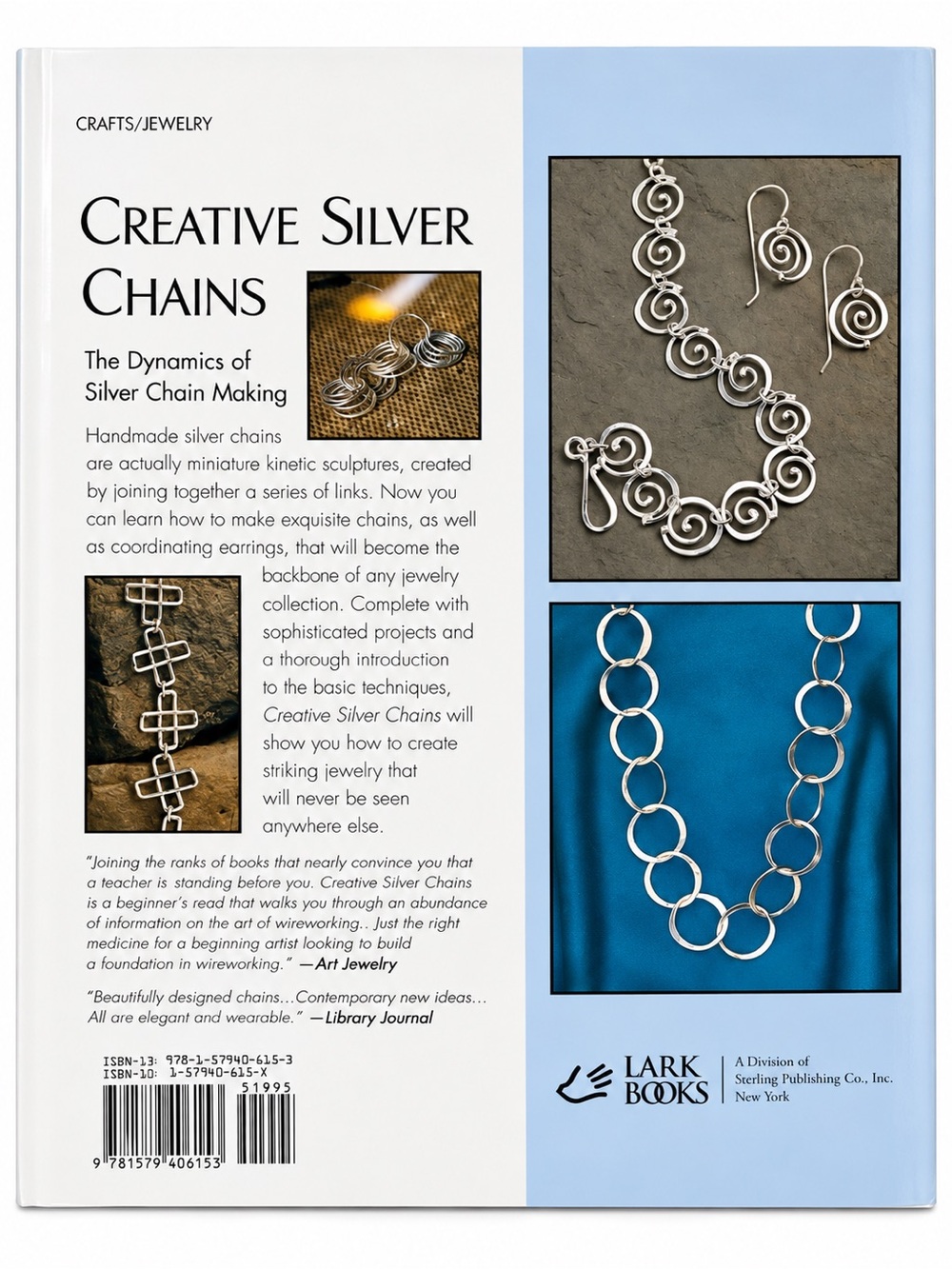 Jewelry Making Craft Books Lot of 2 Beading & Silver Chain Designs - Picture 3 of 5